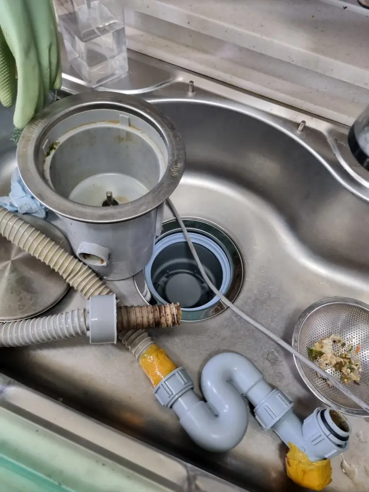 배수구통 작업 11